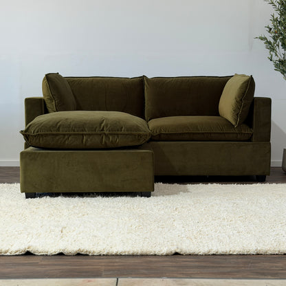 Color:SAGE GREEN PERFORMANCE VELVET