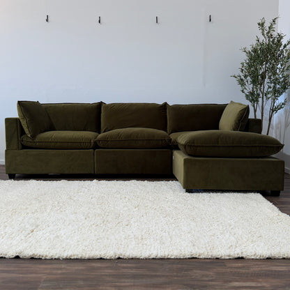 Color:SAGE GREEN PERFORMANCE VELVET