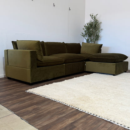 Color:SAGE GREEN PERFORMANCE VELVET