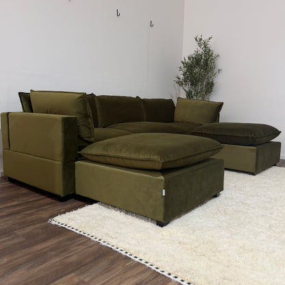 Color:SAGE GREEN PERFORMANCE VELVET