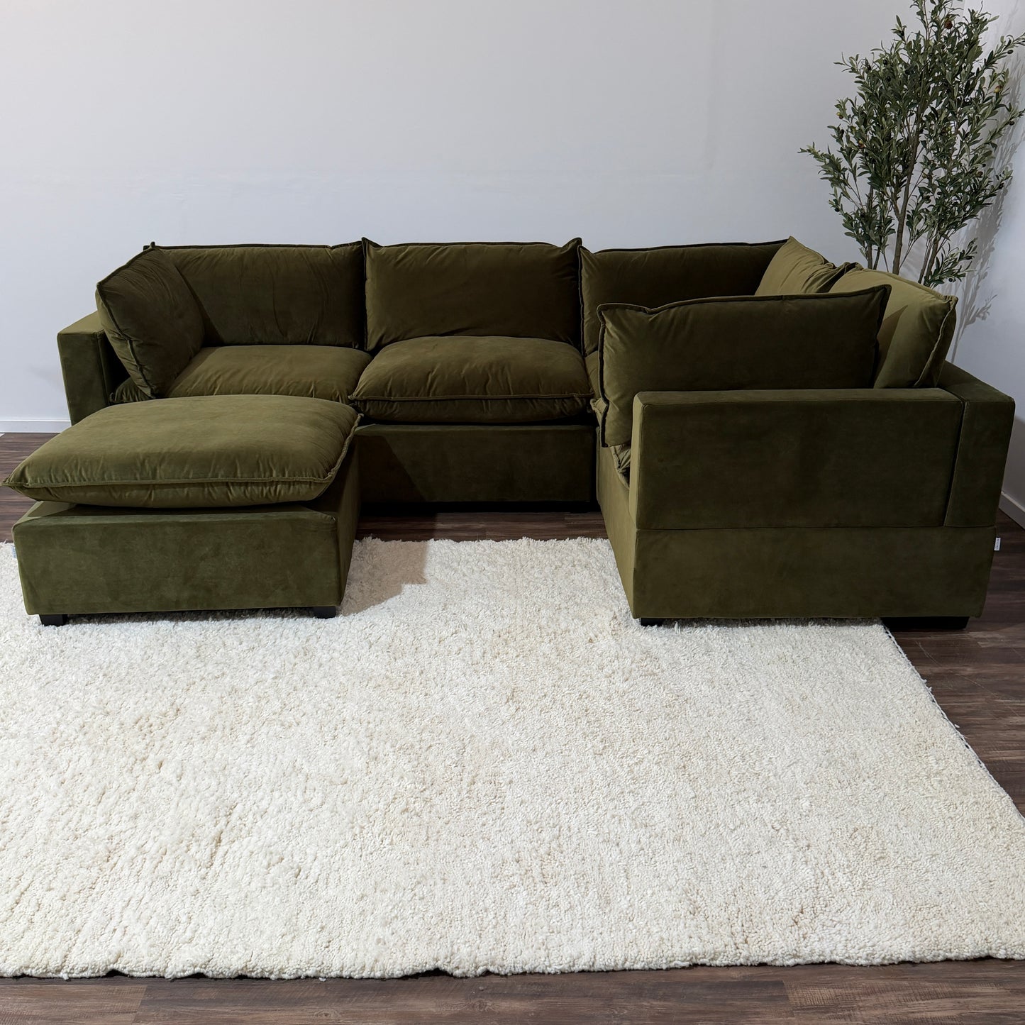 Color:SAGE GREEN PERFORMANCE VELVET