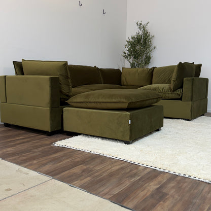 Color:SAGE GREEN PERFORMANCE VELVET