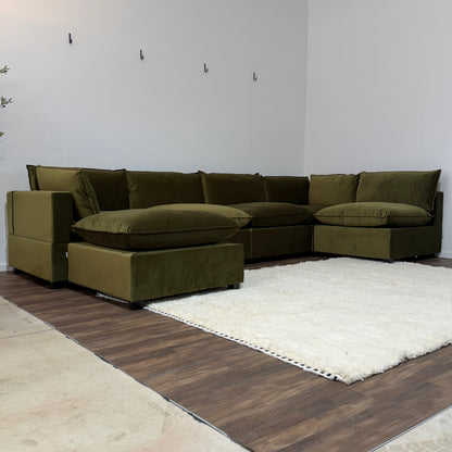Color:SAGE GREEN PERFORMANCE VELVET