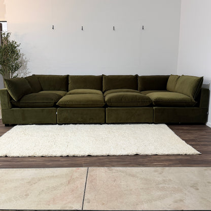 Color:SAGE GREEN PERFORMANCE VELVET