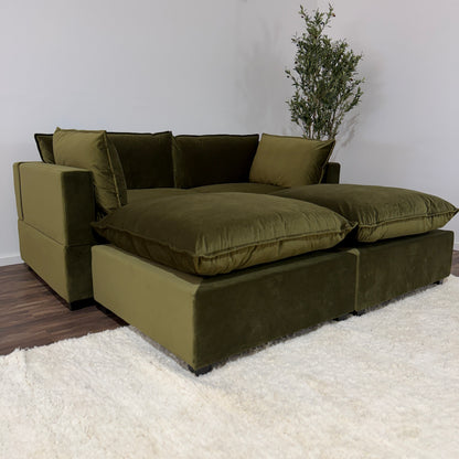 Color:SAGE GREEN PERFORMANCE VELVET