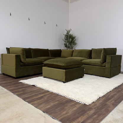 Color:SAGE GREEN PERFORMANCE VELVET