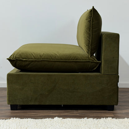 Color:SAGE GREEN PERFORMANCE VELVET