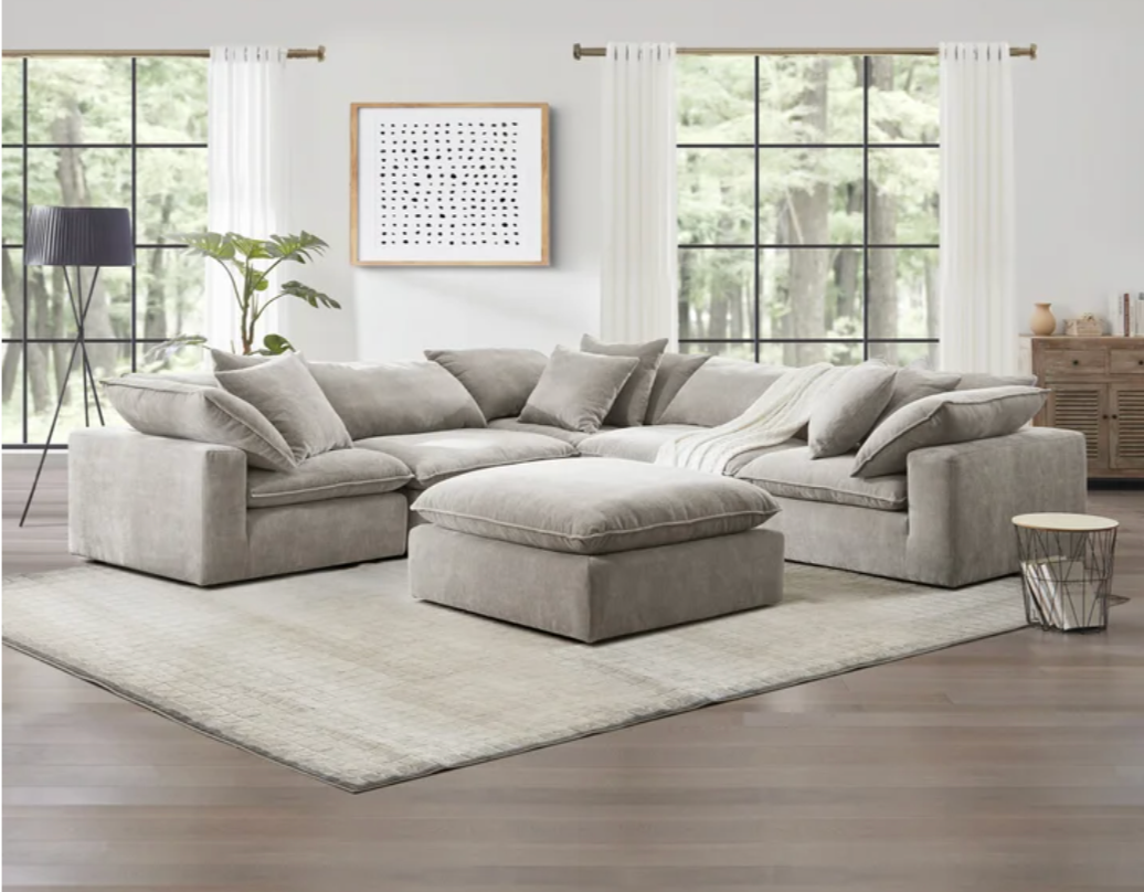 Sereen Cloud Sectional Modular Toupe