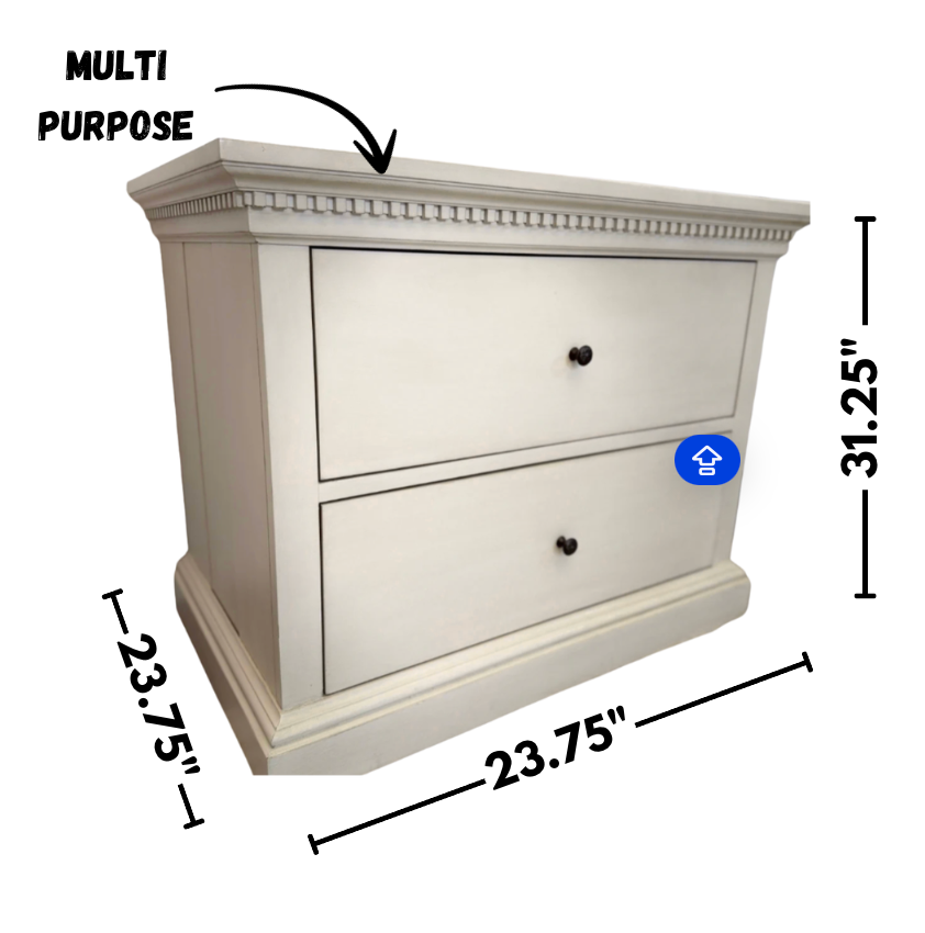 Restoration Hardware Filing Cabinet