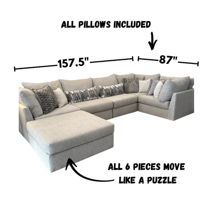 Mckenzie 6 Piece Modular Sectional
