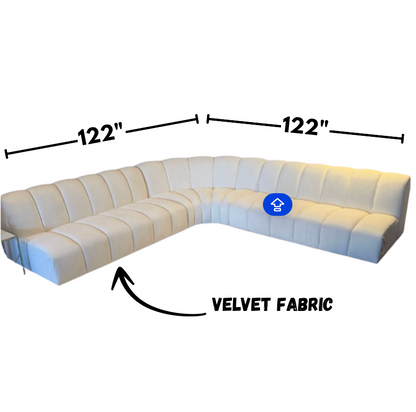 West Elm - Avalon Channel 3 Piece L Shaped