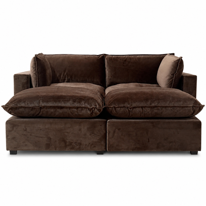 CHOCOLATE BROWN PERFORMANCE VELVET