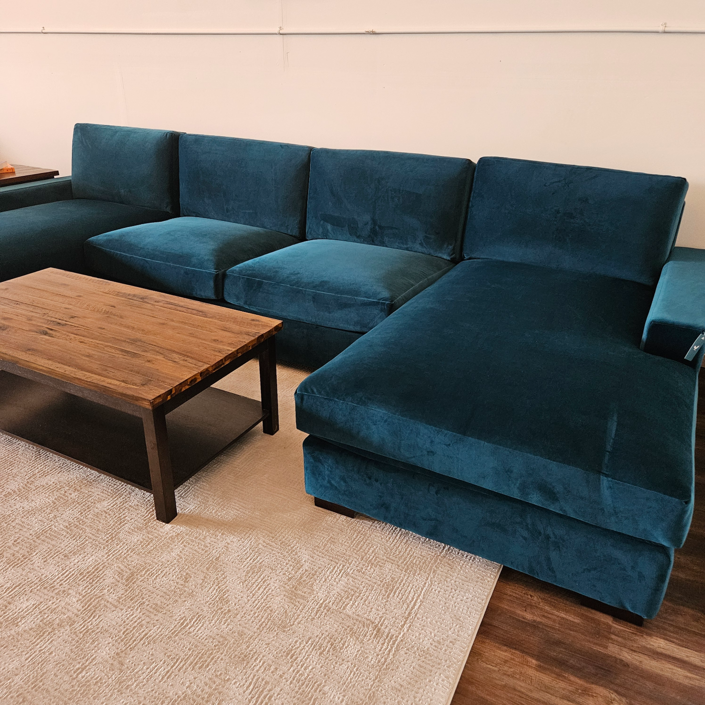 U Sectional Anton Joybird in Blue - Free Delivery