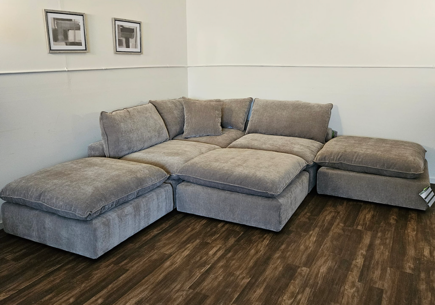 Modular Sectional Couch Gray - Free Delivery