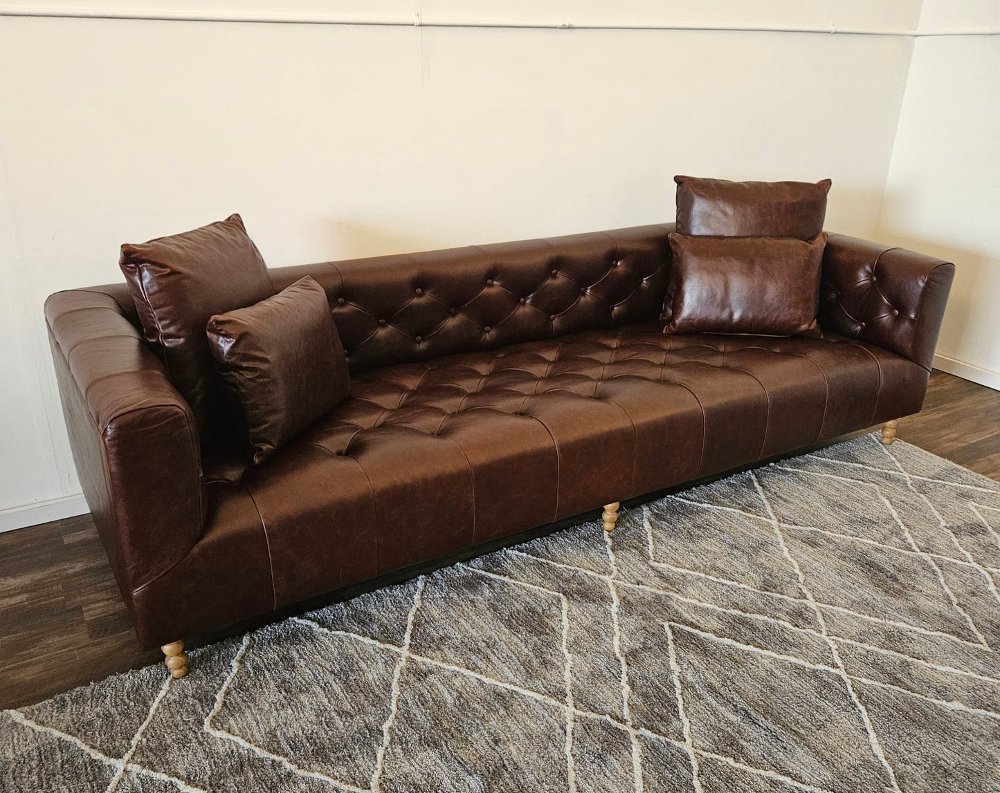 Beautiful Ms. Chesterfield Leather Sofa Interior Define - Free Delivery