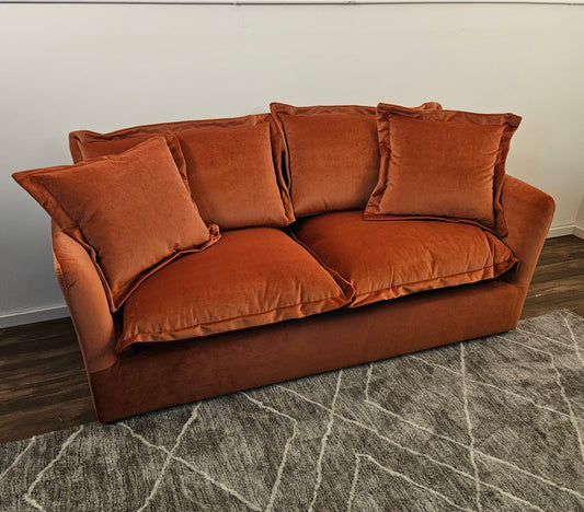 Interior Define Terracota Sleeper Sofa Couch - Free Delivery