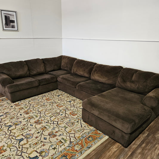 Ashleys Big Sectional Couch and Chaise - FREE DELIVERY