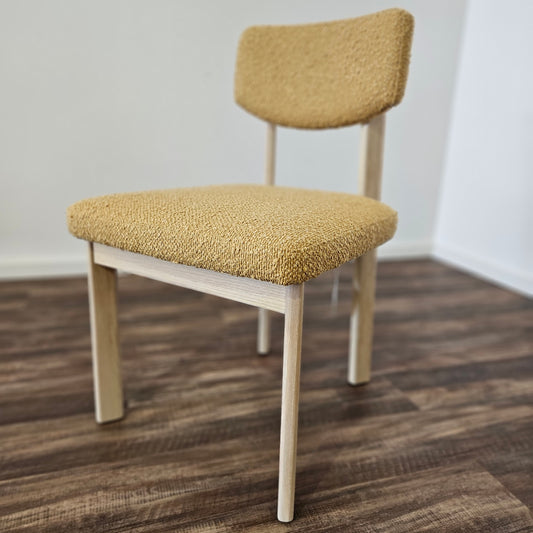 Framed Upholstered Chair Yellow - Delivery Available