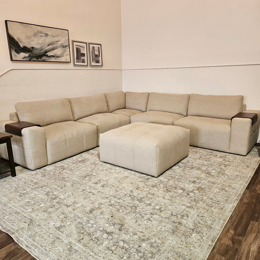 Like New Paige Sectional 6 Piece Modular - Delivery Available