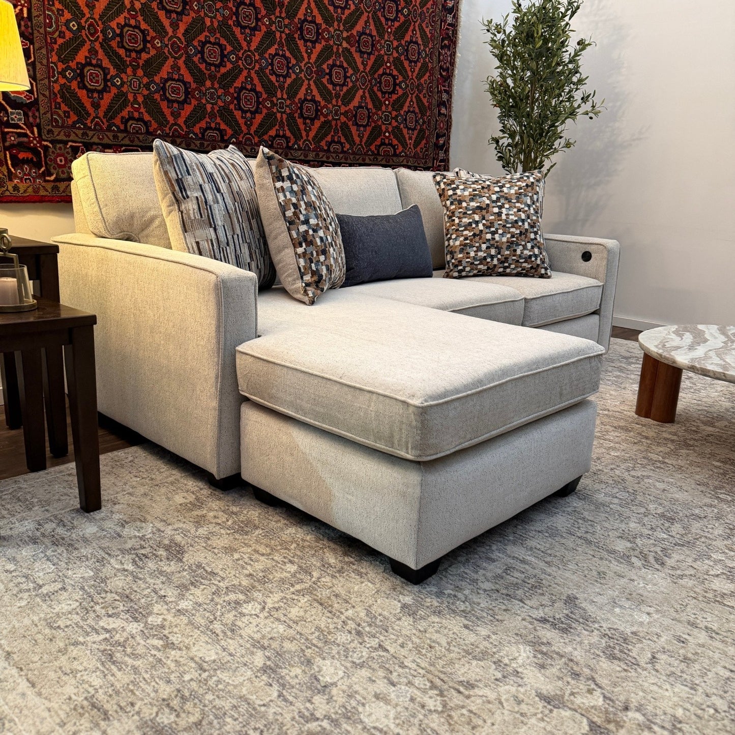 Sofa with Reversible Chaise