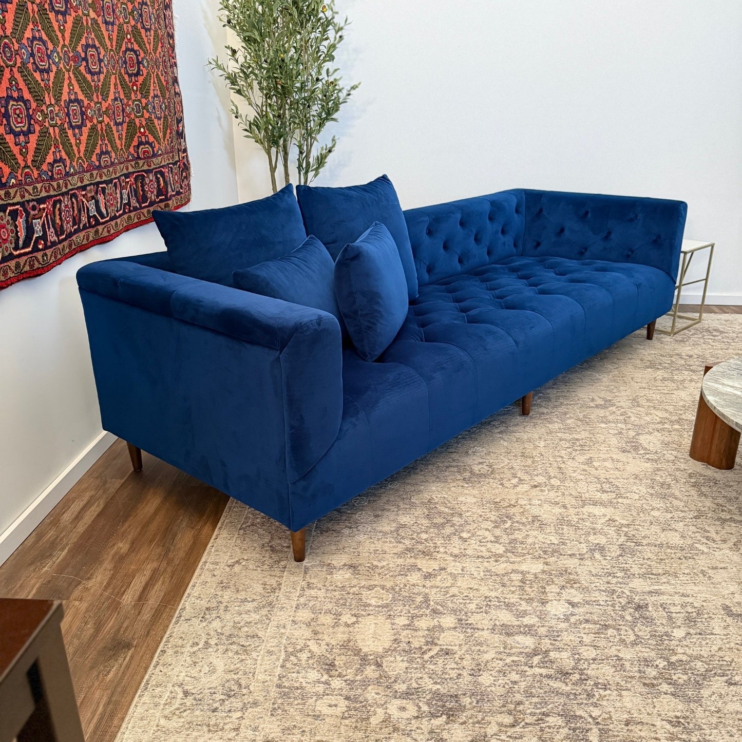 Cobalt Chesterfield Interior Define - Delivery Available