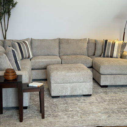 Willamette Sectional With Chaise and Ottoman