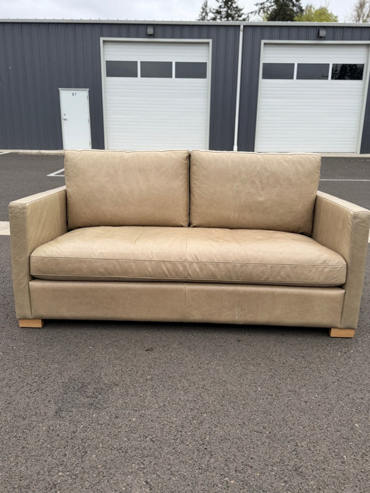 Interior Define Leather Loveseat