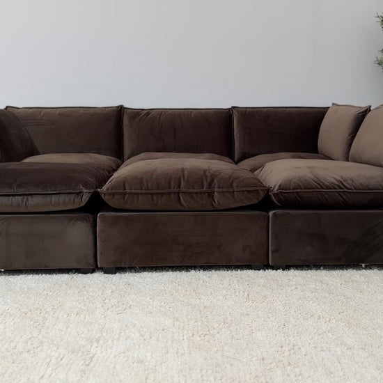 CHOCOLATE BROWN PERFORMANCE VELVET