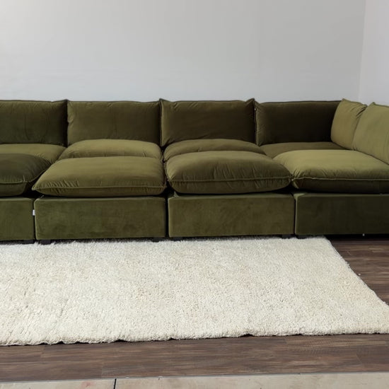 Color:SAGE GREEN PERFORMANCE VELVET