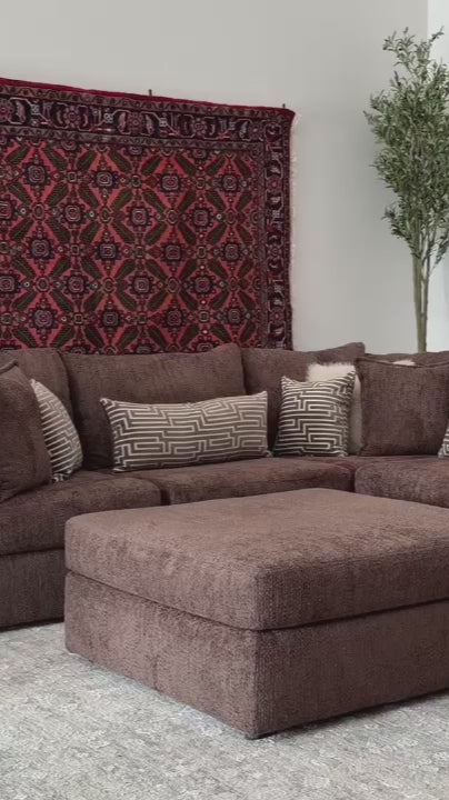 Mckenzie 6 Piece Modular Sectional Chocolate
