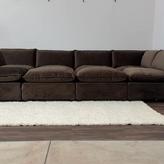 CHOCOLATE BROWN PERFORMANCE VELVET