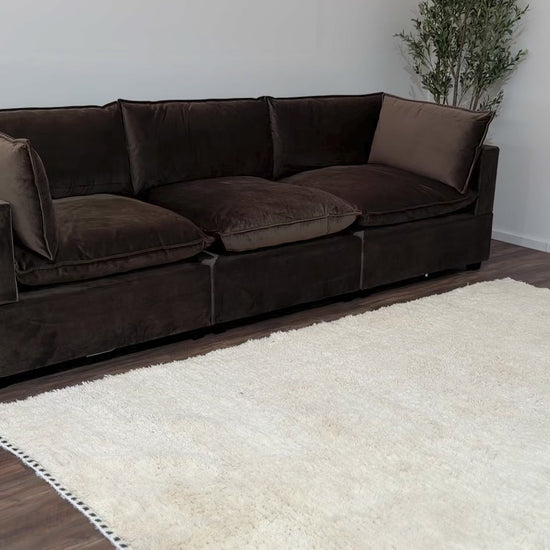 CHOCOLATE BROWN PERFORMANCE VELVET