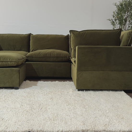Color:SAGE GREEN PERFORMANCE VELVET