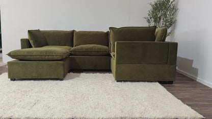 Color:SAGE GREEN PERFORMANCE VELVET