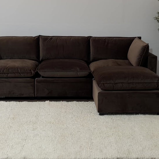 CHOCOLATE BROWN PERFORMANCE VELVET