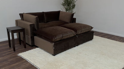 CHOCOLATE BROWN PERFORMANCE VELVET