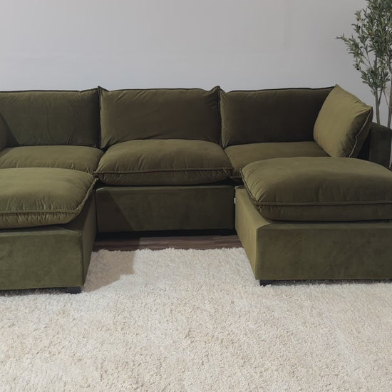 Color:SAGE GREEN PERFORMANCE VELVET