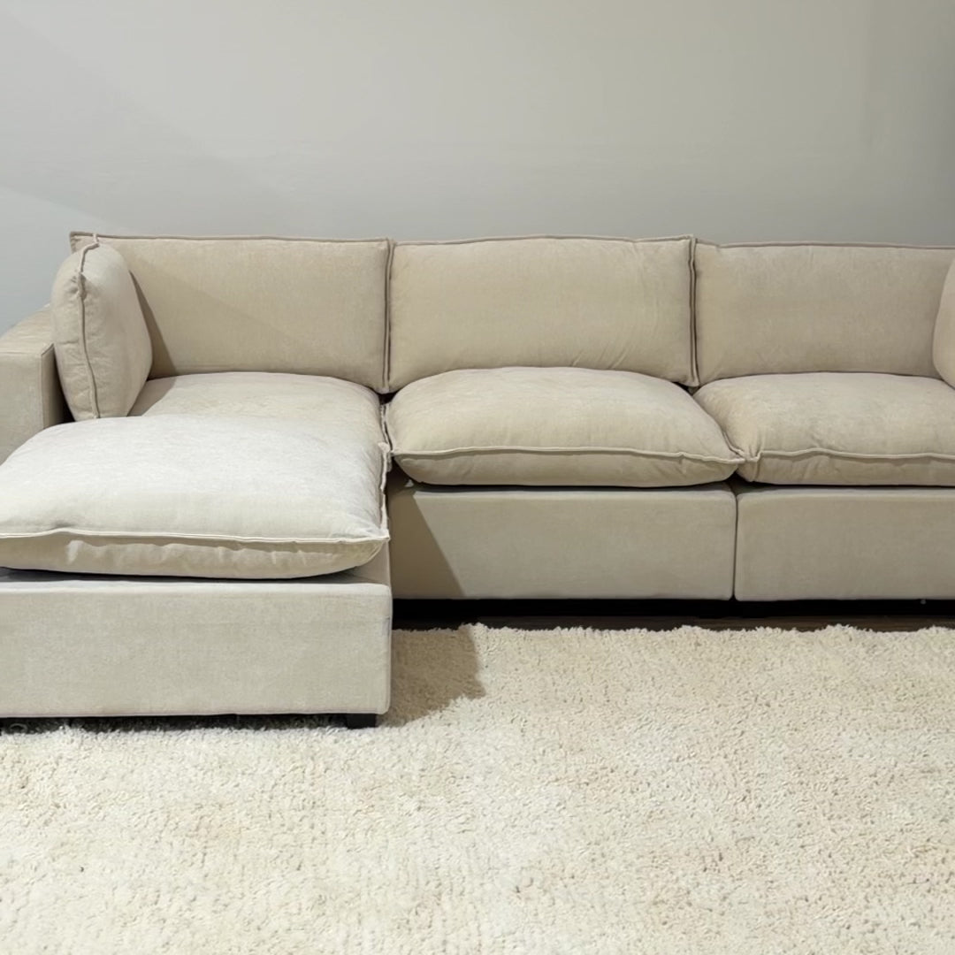 color:Cream Chenille
