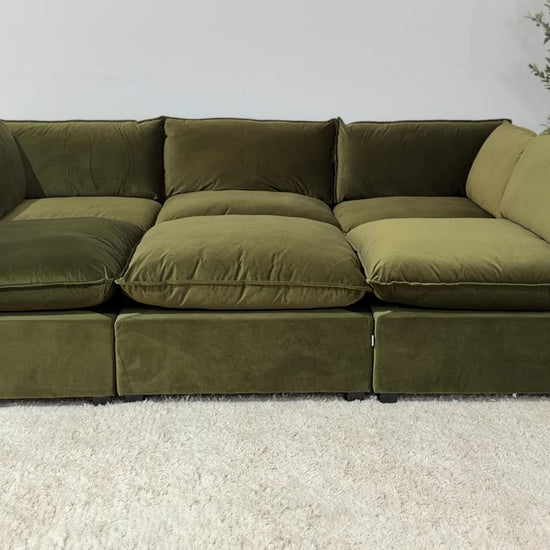 Color:SAGE GREEN PERFORMANCE VELVET