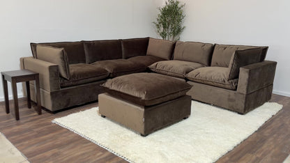 CHOCOLATE BROWN PERFORMANCE VELVET