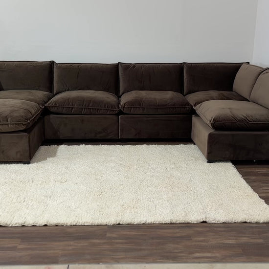 CHOCOLATE BROWN PERFORMANCE VELVET